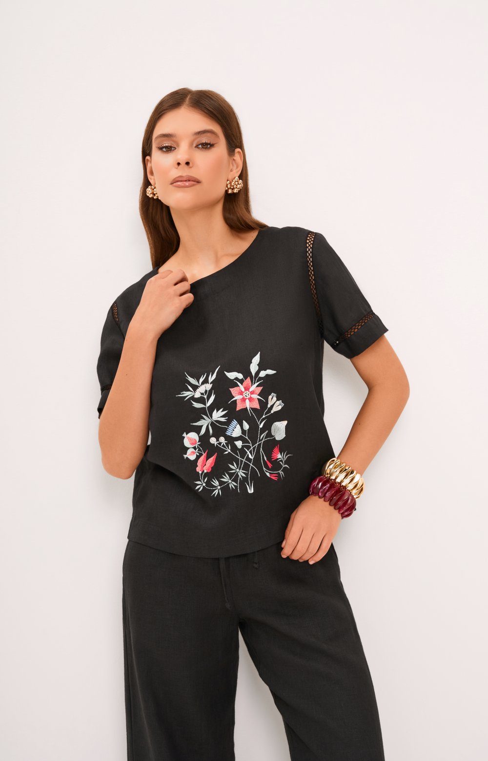 Блузка КЕРИ 05084C черный