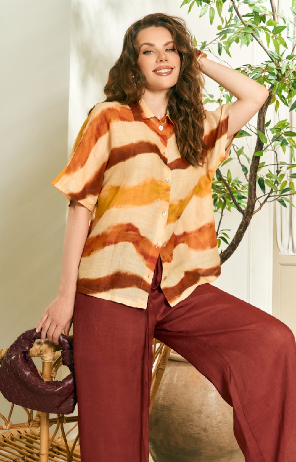 Блузка ЖЕРАР 05176C оранжевый