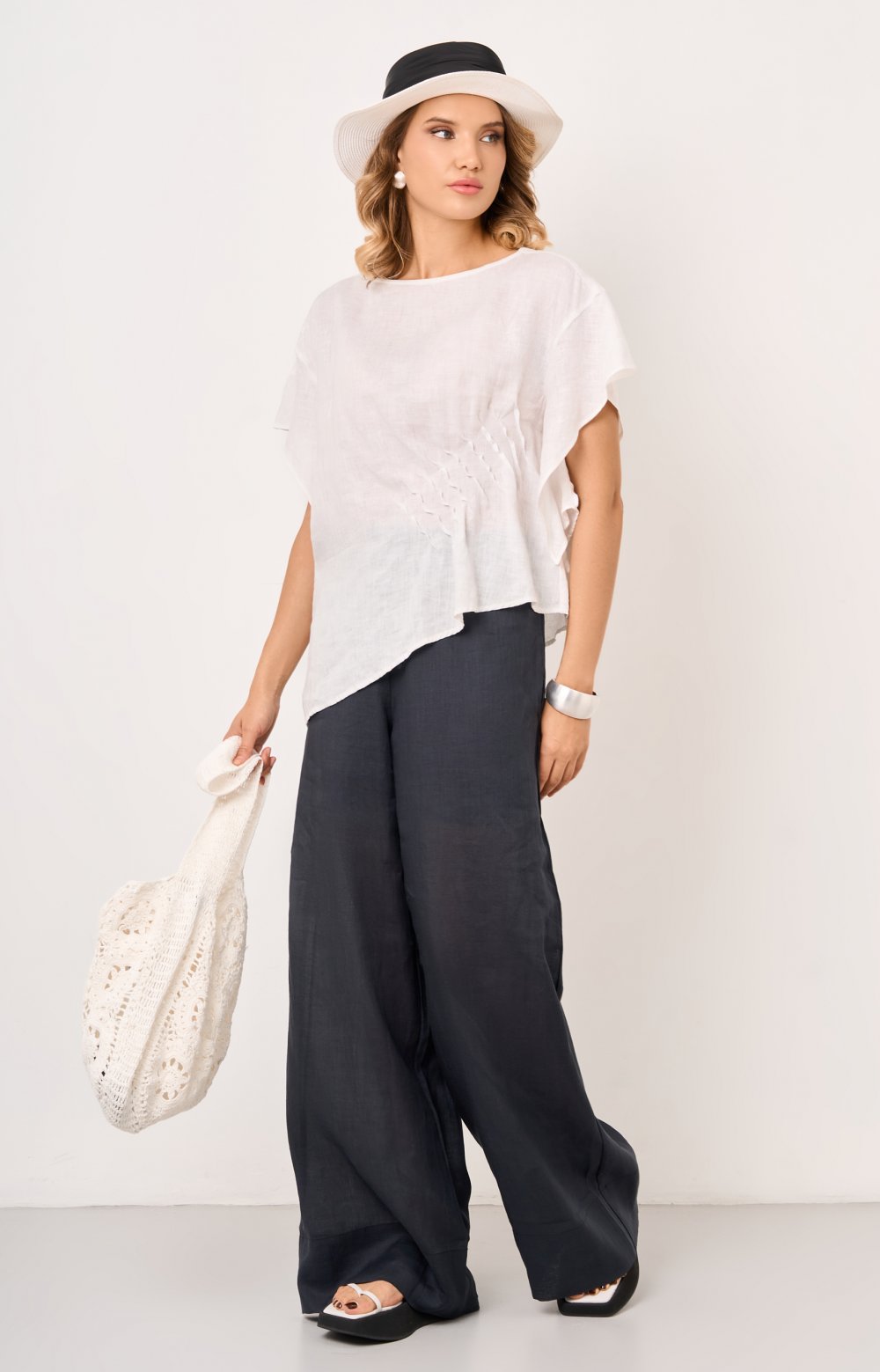 Блузка АЛЕКСИН 05526C белый