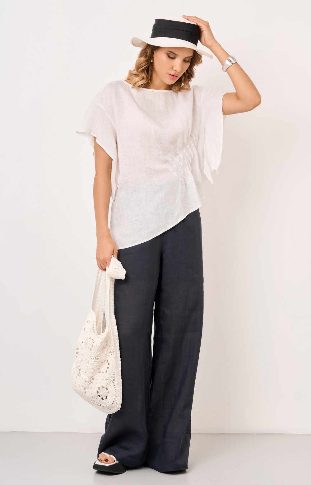 Блузка АЛЕКСИН 05526C белый