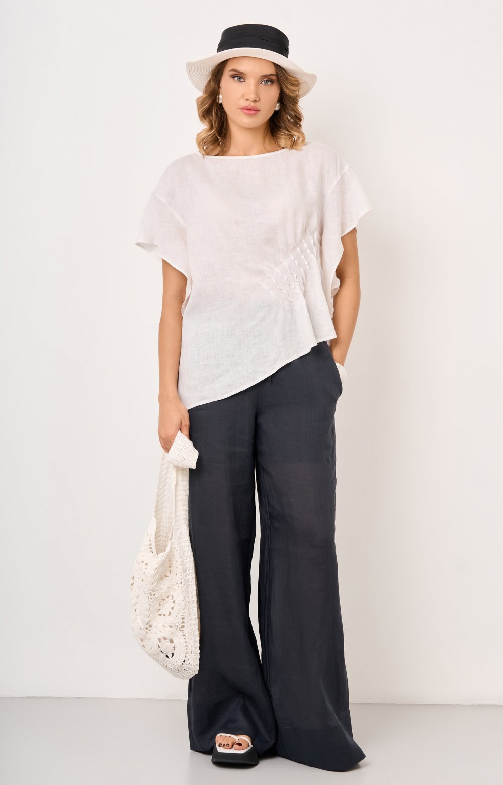 Блузка АЛЕКСИН 05526C белый