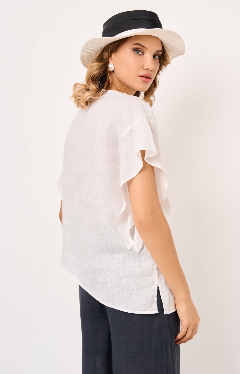 Блузка АЛЕКСИН 05526C белый