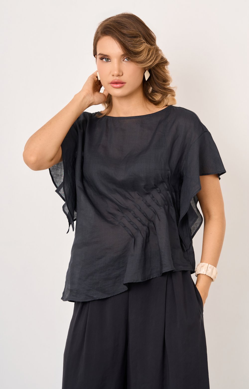 Блузка АЛЕКСИН 05526C черный