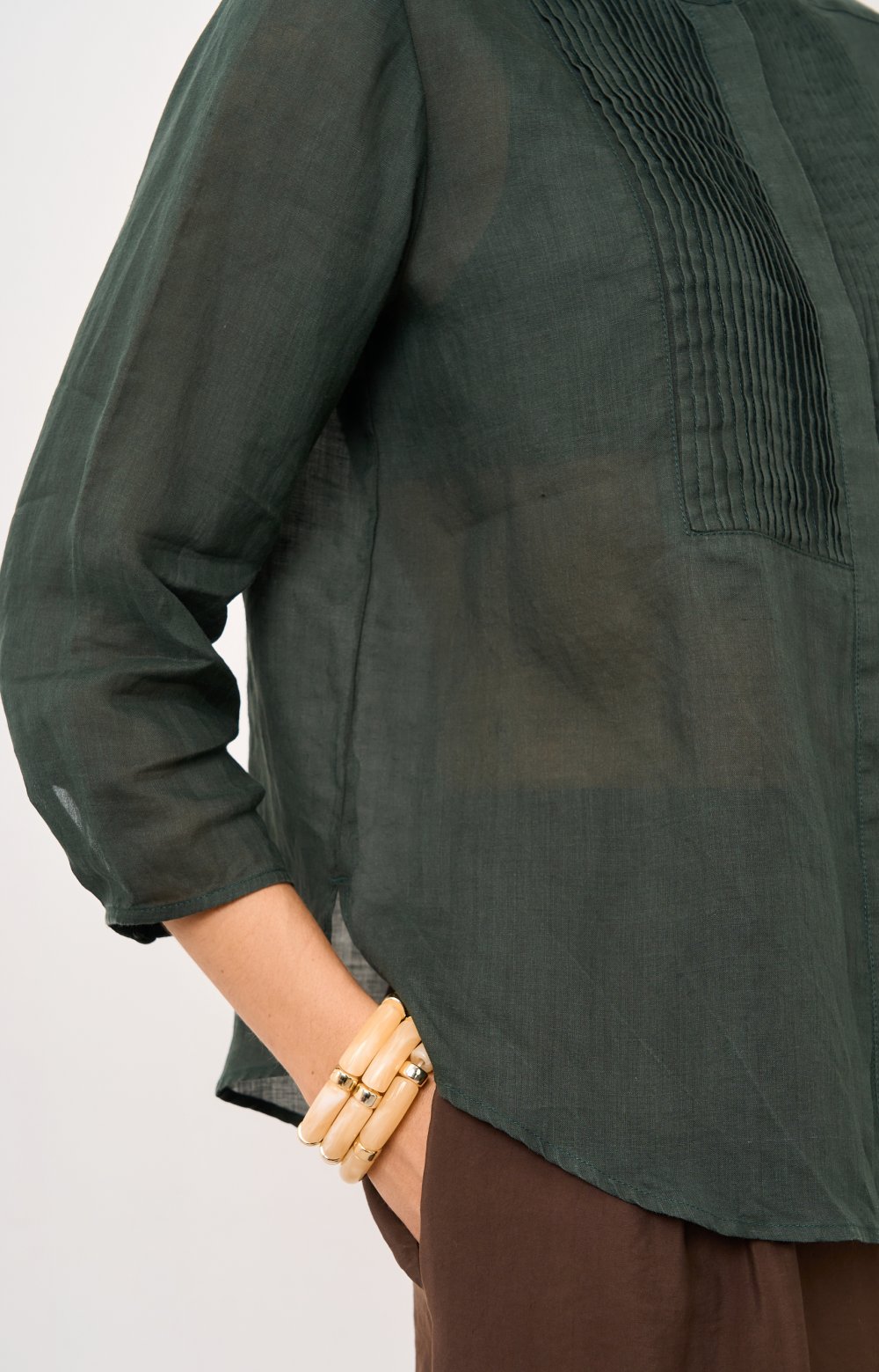 Блузка ТАЙНАРА 05553C зеленый