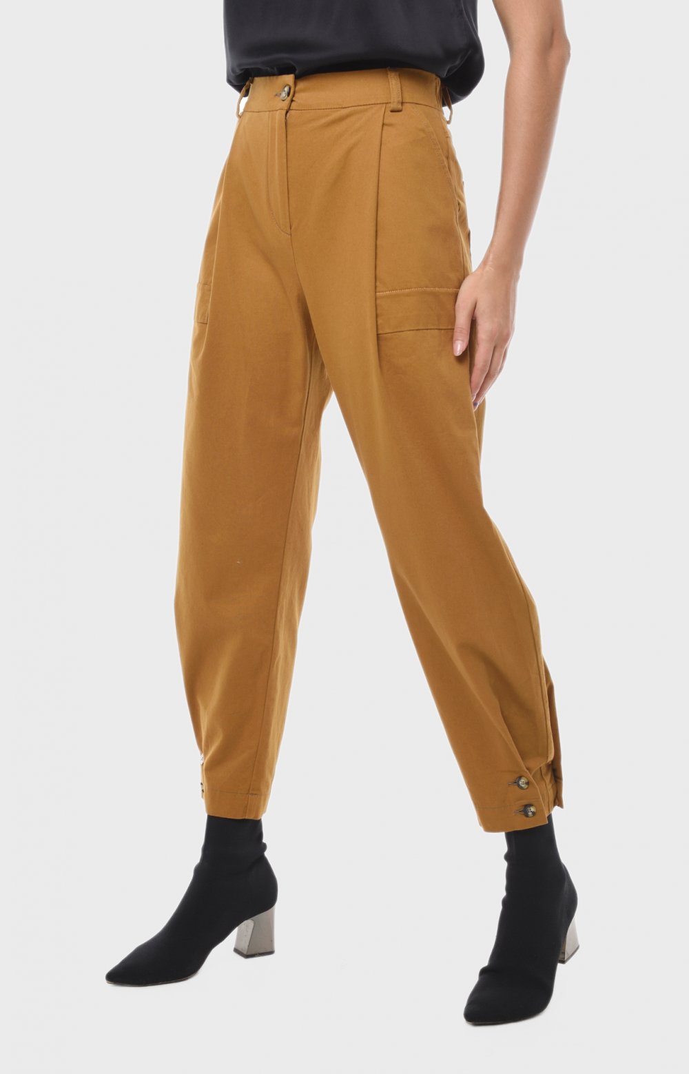 Брюки КЬЯРА 01369S горчичный