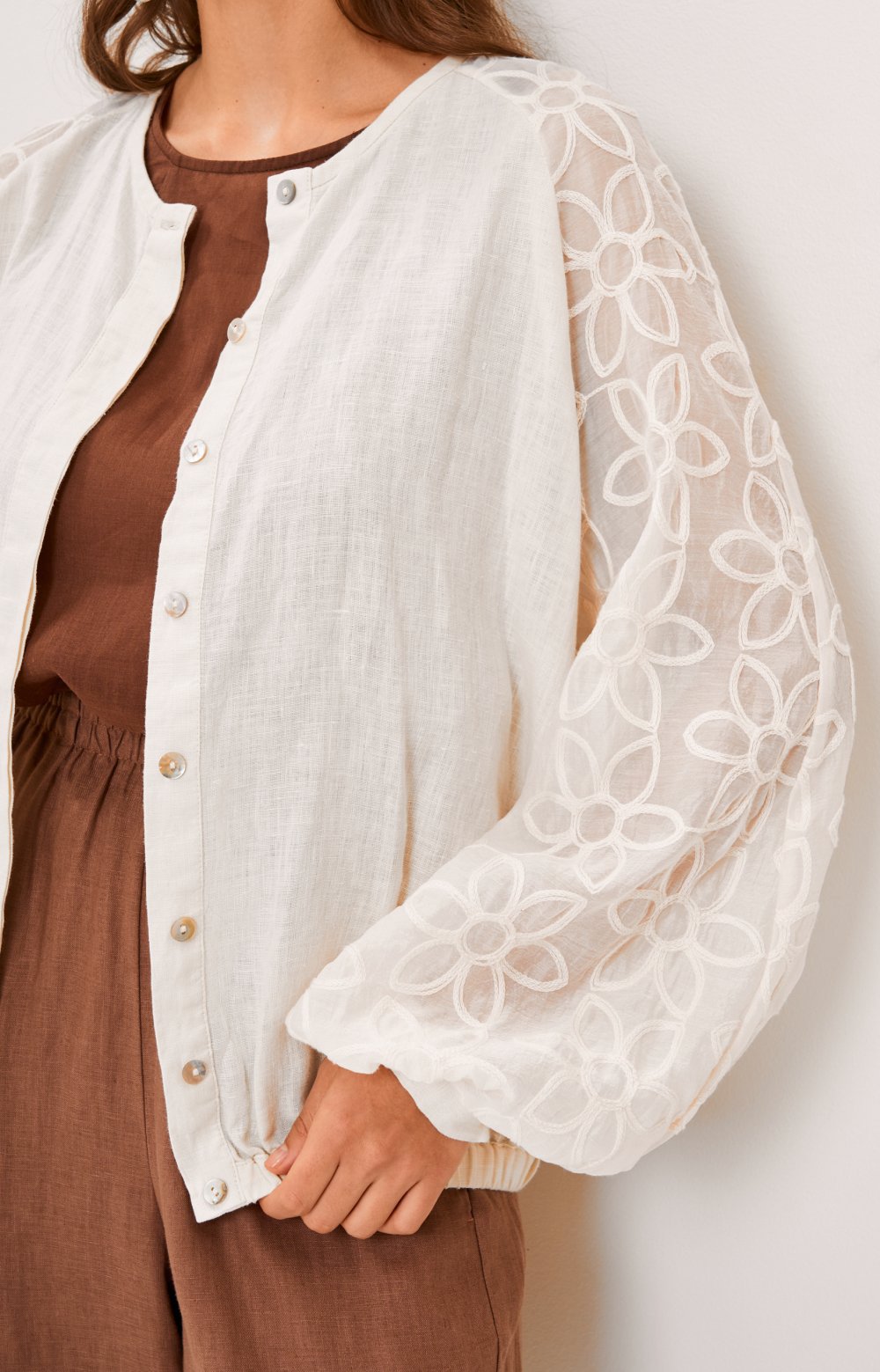 Блузка АУРЕЛИЯ 05572C бежевый