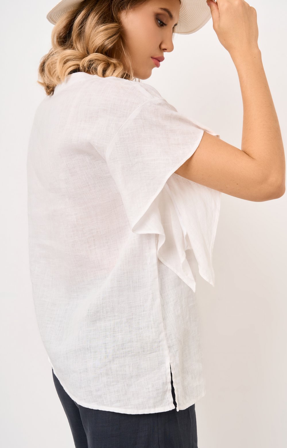 Блузка АЛЕКСИН 05526C белый