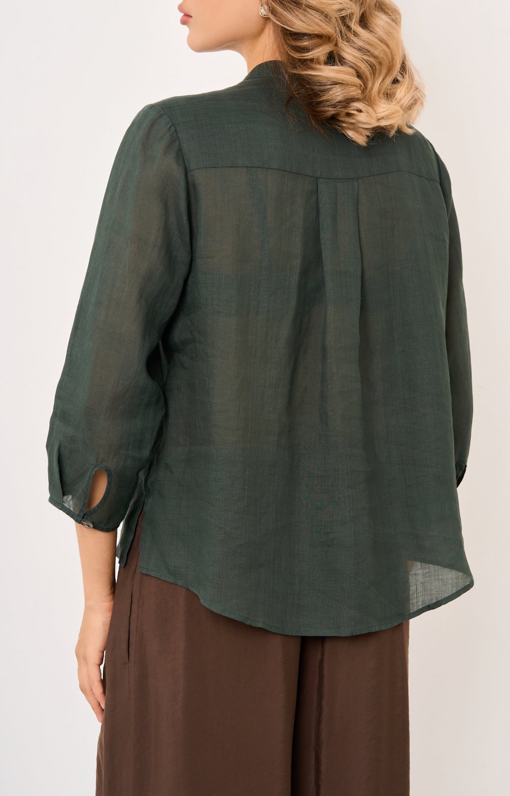 Блузка ТАЙНАРА 05553C зеленый