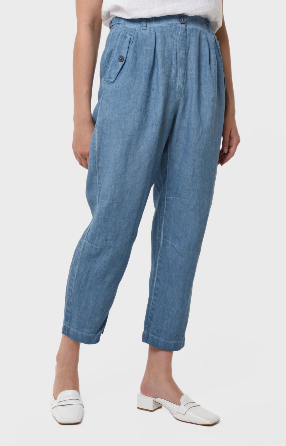 Брюки СОХО  01504T индиго