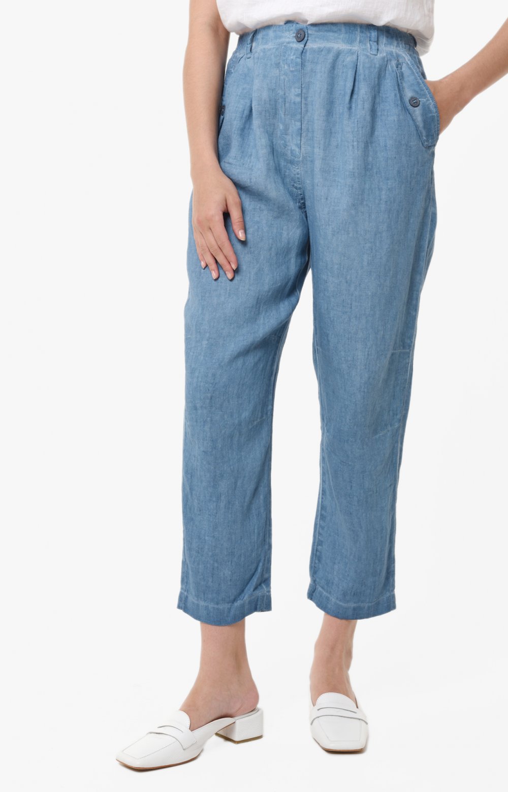 Брюки СОХО  01504T индиго