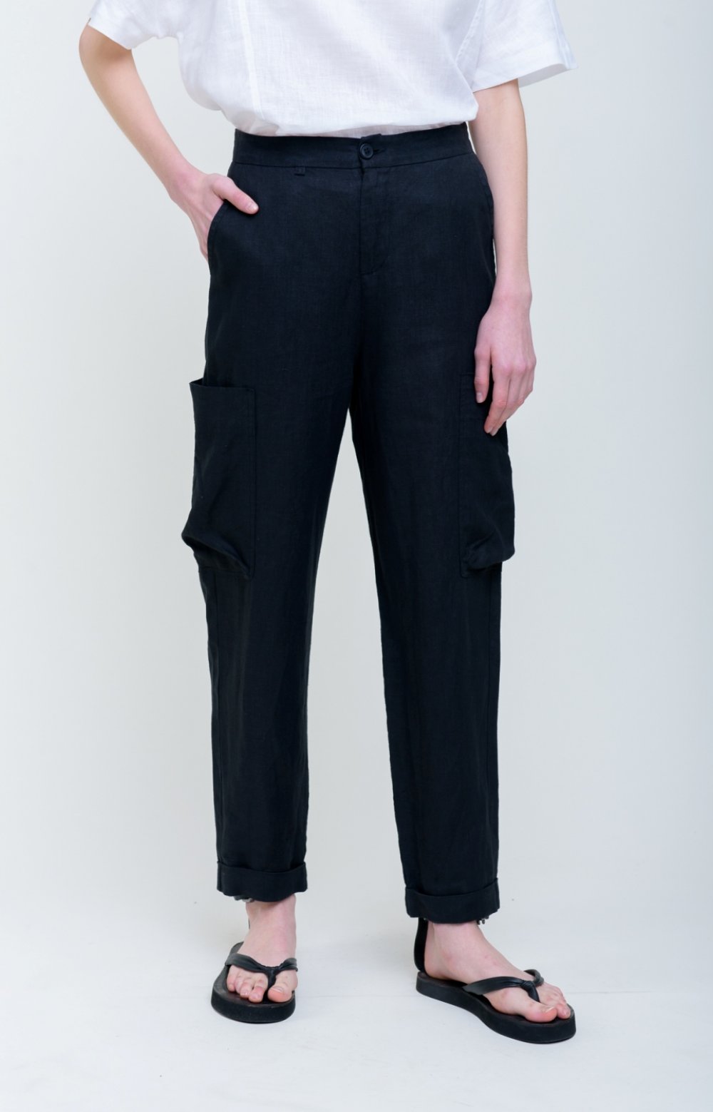 Брюки КАРОН 01107O черный