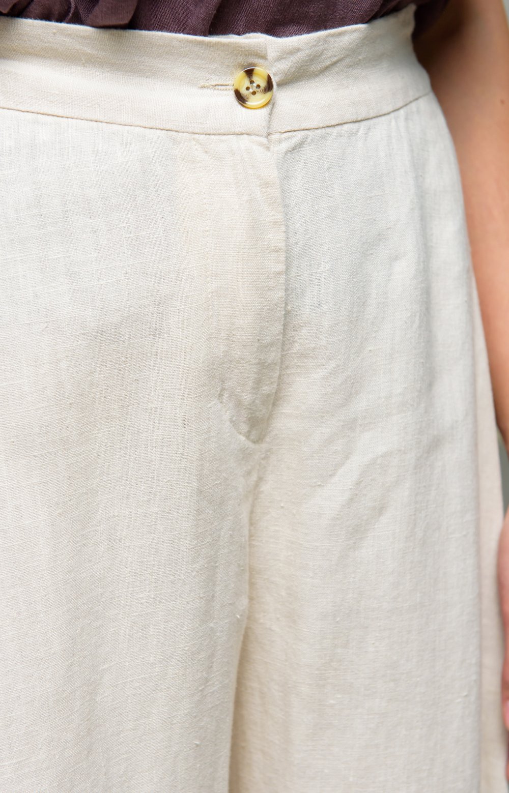 Брюки ПРАДА 01177Y экрю