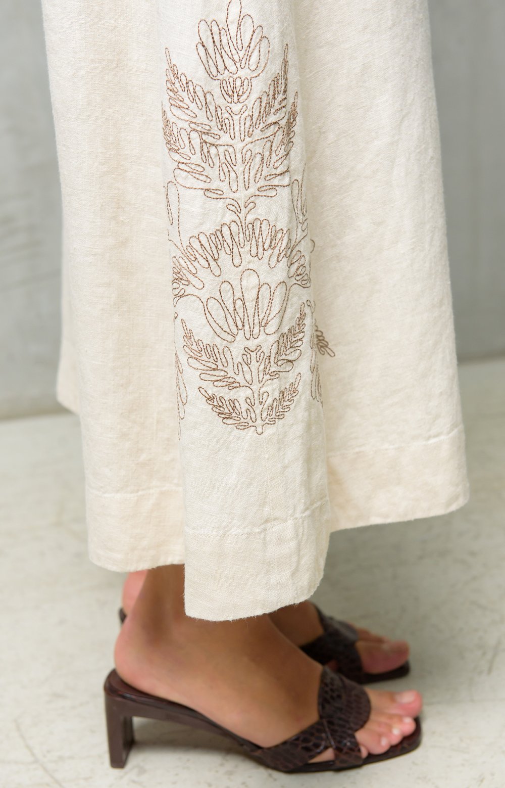 Брюки ПРАДА 01177Y экрю