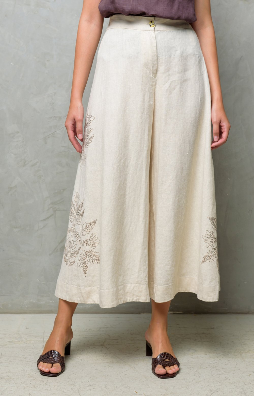 Брюки ПРАДА 01177Y экрю