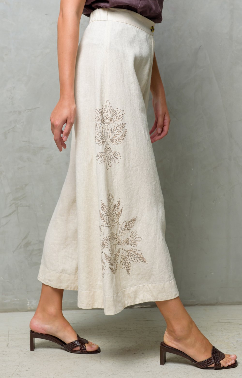 Брюки ПРАДА 01177Y экрю