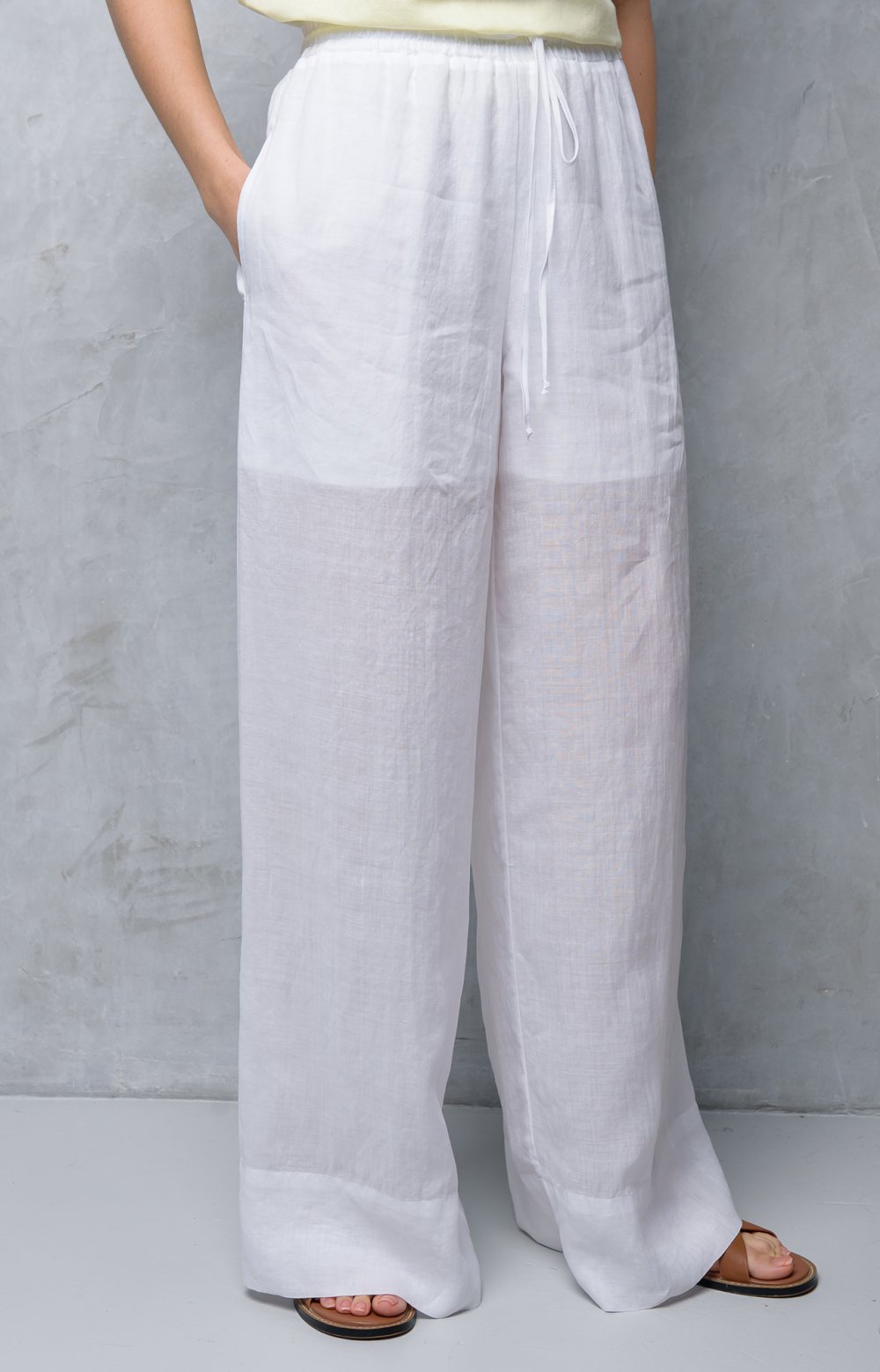 Брюки ЛЕОНОР 01188Y белый