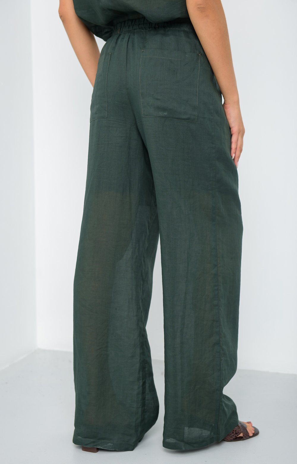 Брюки МАРНИ 01388AA зеленый