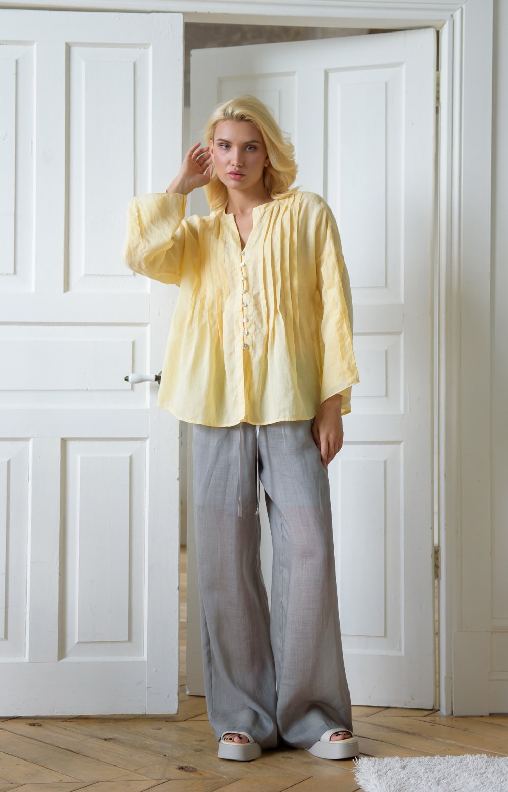 Брюки Марни 01387AA серый