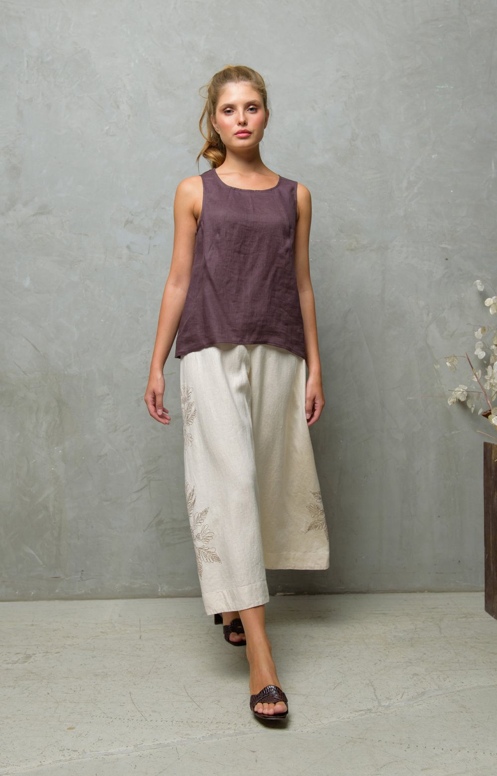 Брюки ПРАДА 01177Y экрю