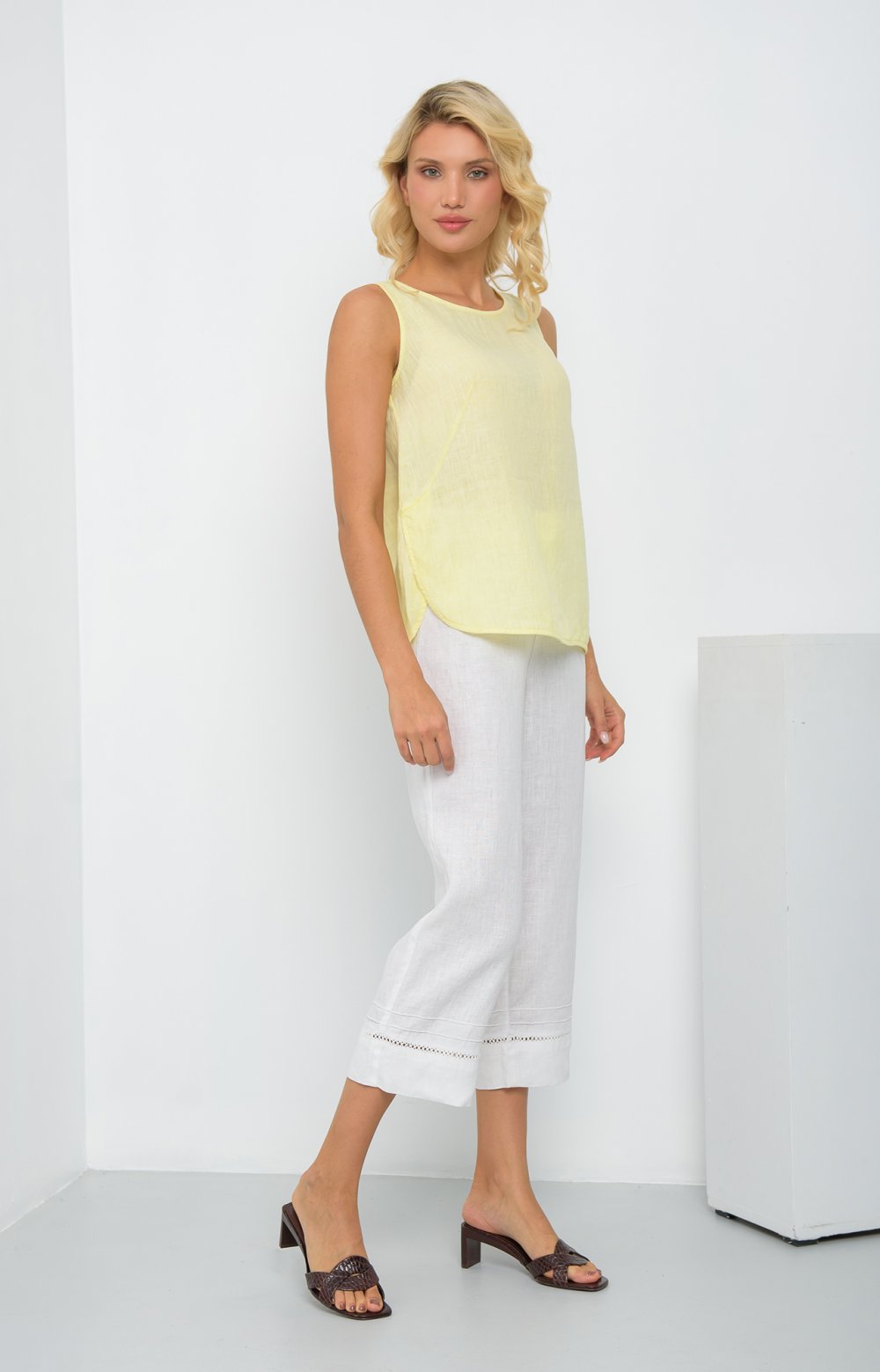 Брюки КСАНДЕР 01376AA белый