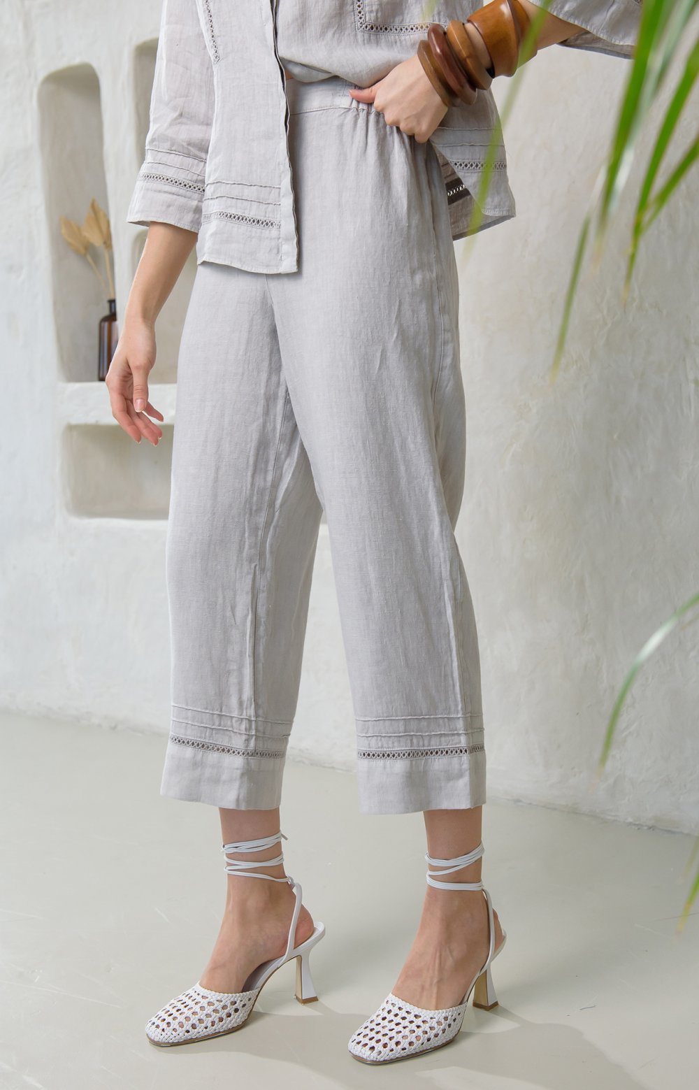 Брюки КСАНДЕР 01376AA серый