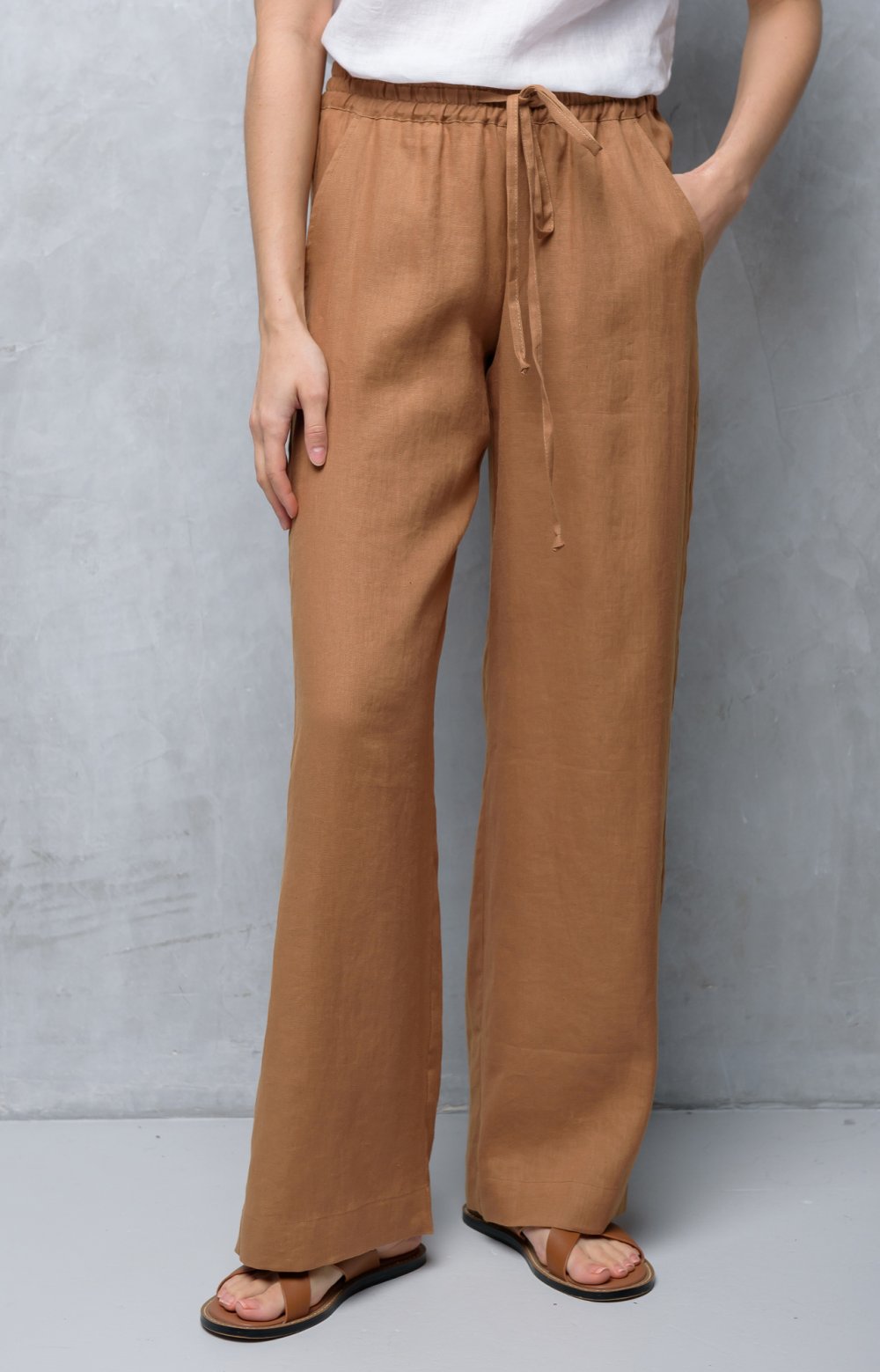 Брюки ЛИНО 01085Y карамельный