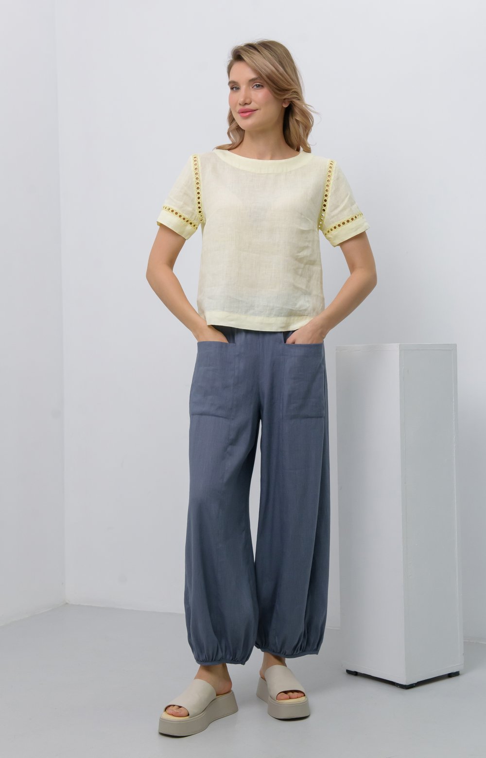 Брюки АЛИЯ 01355AA синий