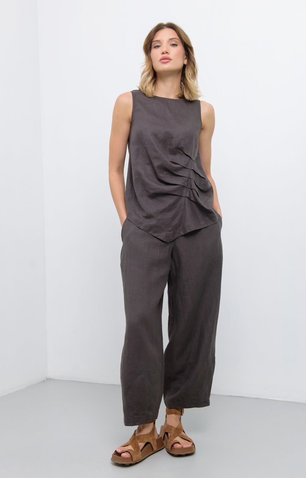 Брюки АЛЕРАНО 01517C серый