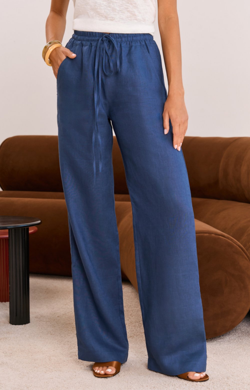 Брюки ЛИНО 01085C синий