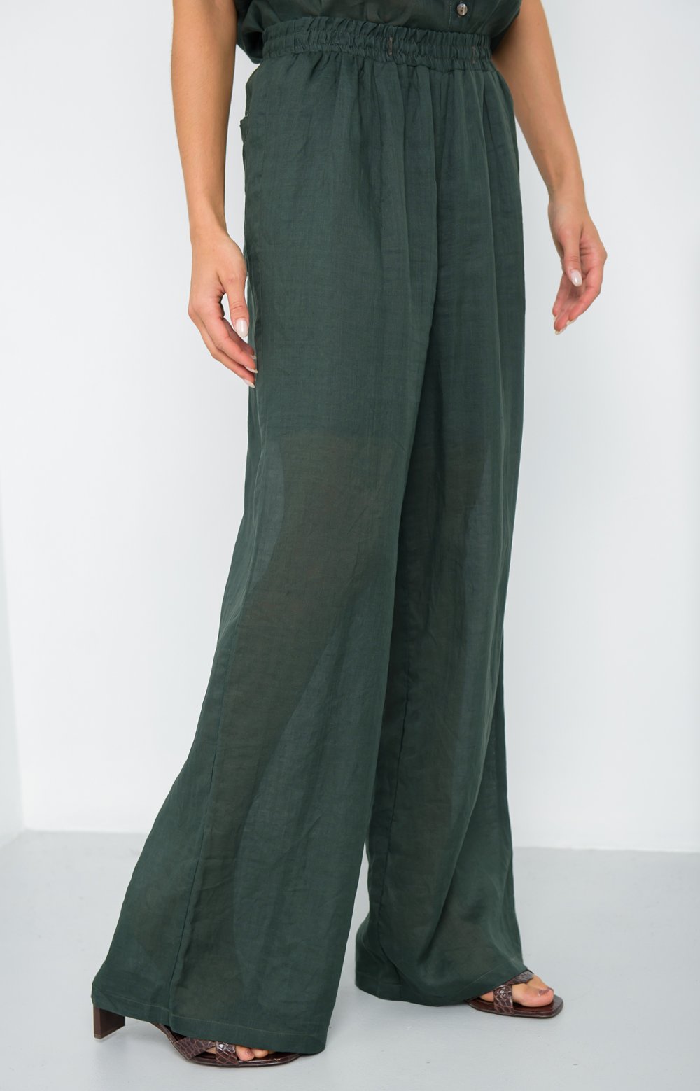 Брюки МАРНИ 01388AA зеленый