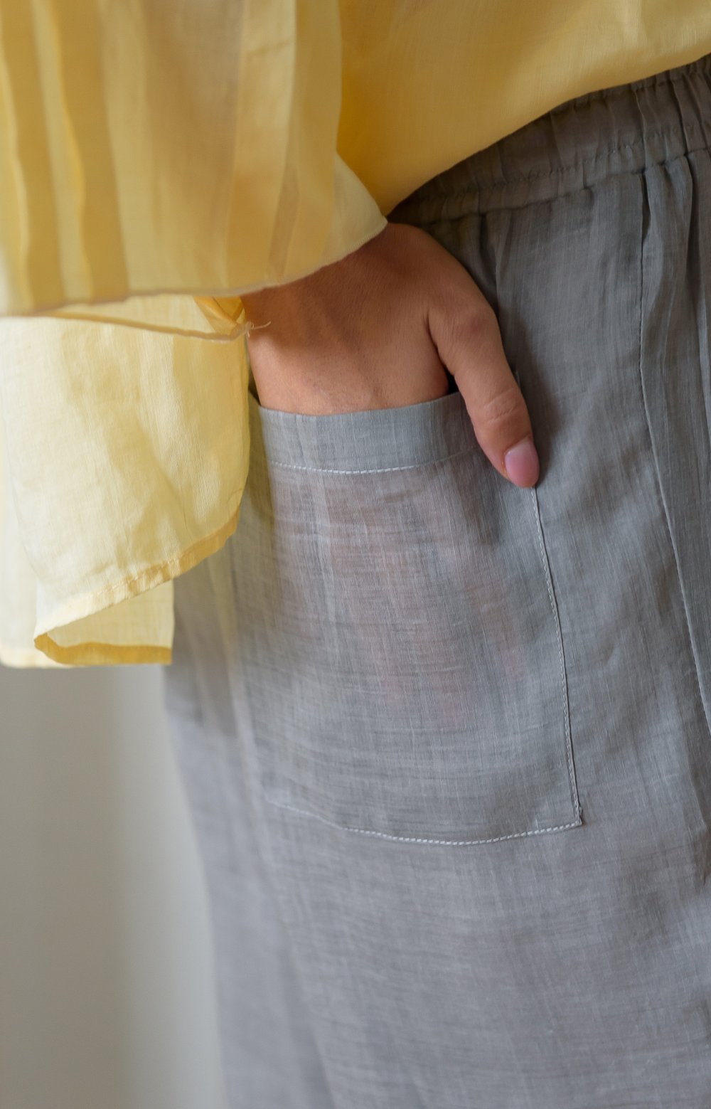 Брюки Марни 01387AA серый