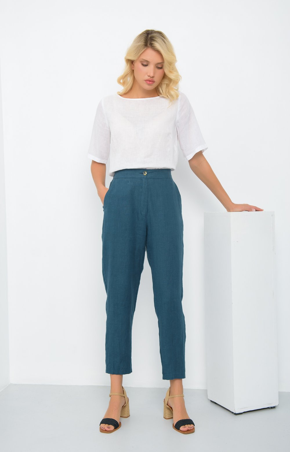 Брюки ЭДУАРД 01580AA морская волна