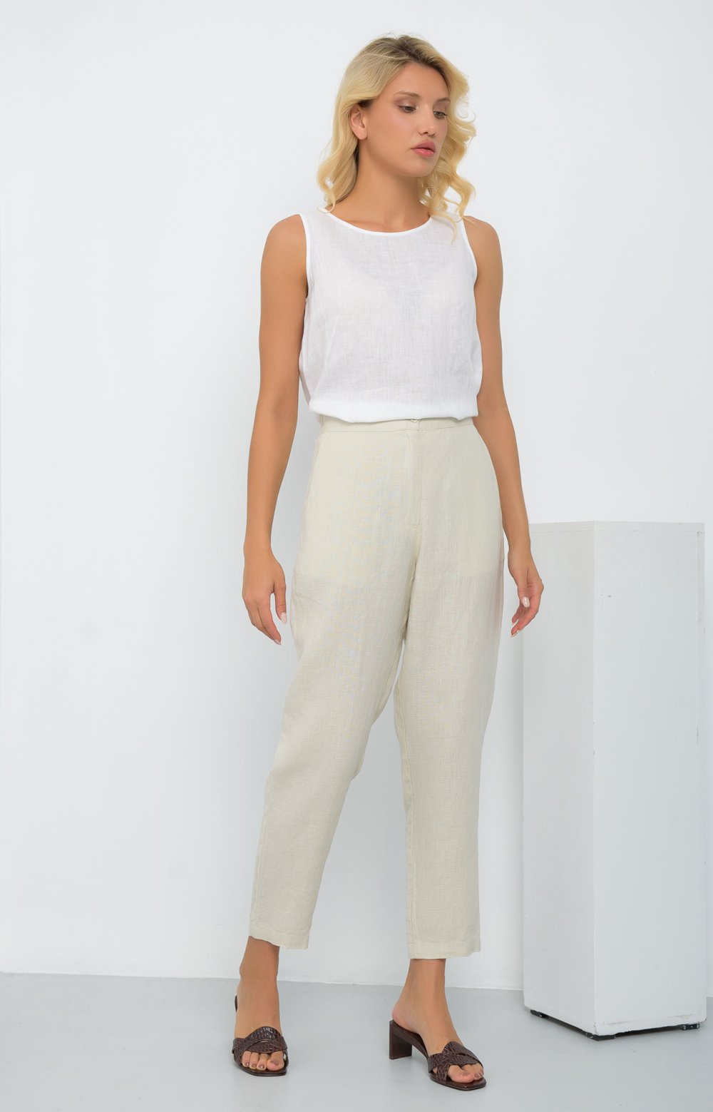 Брюки ЭДУАРД 01580AA тофу