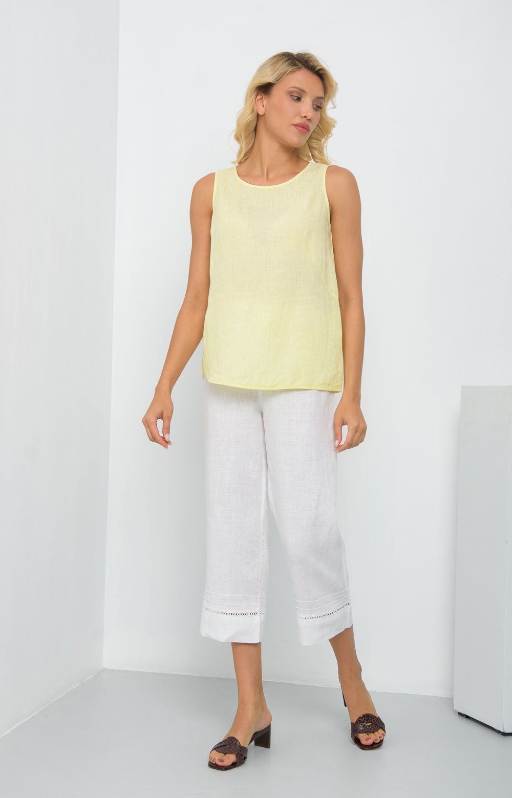 Брюки КСАНДЕР 01376AA белый