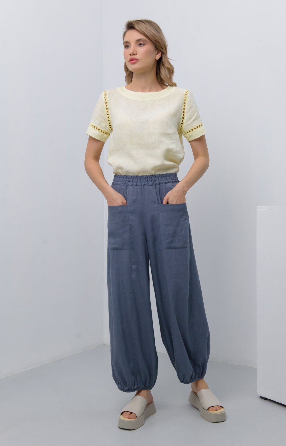 Брюки АЛИЯ 01355AA синий