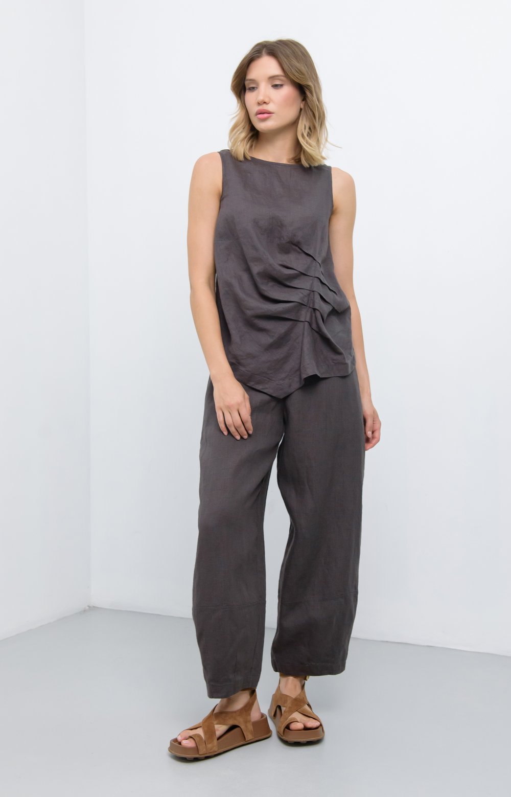 Брюки АЛЕРАНО 01517C серый