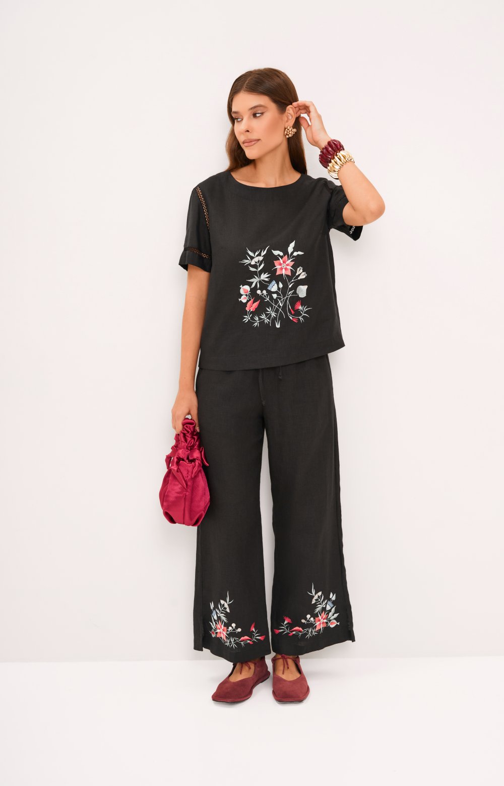 Брюки ФОЛЬК 01542C черный