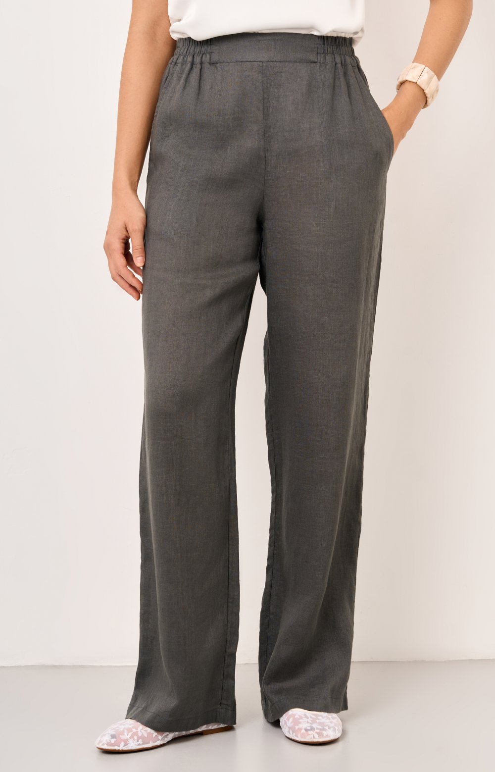 Брюки ЛЕО 01570C серый