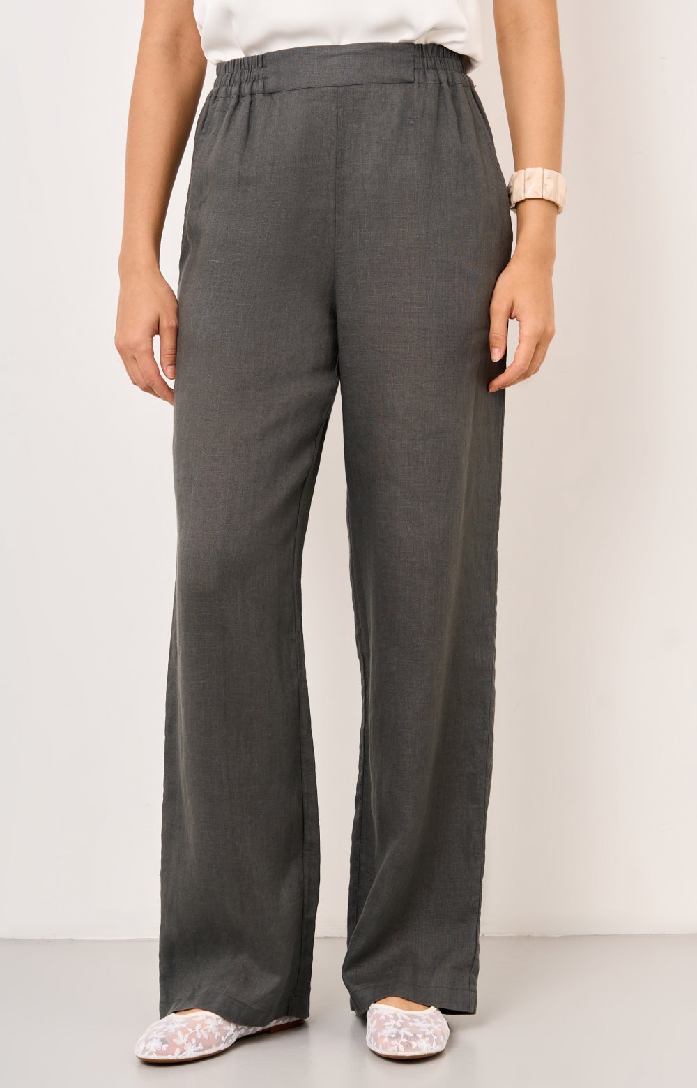 Брюки ЛЕО 01570C серый