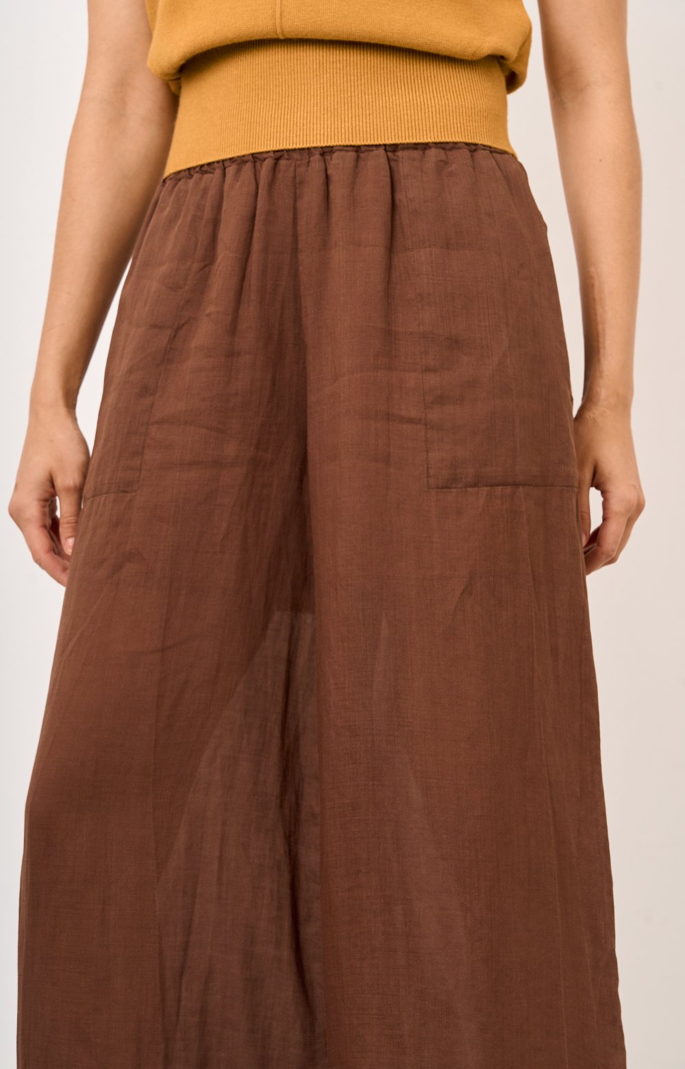 Брюки ЭЛИОР 01559C коричневый