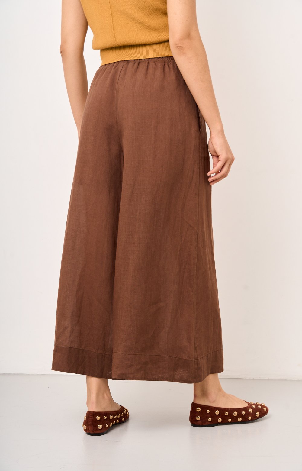 Брюки ЭЛИОР 01559C коричневый