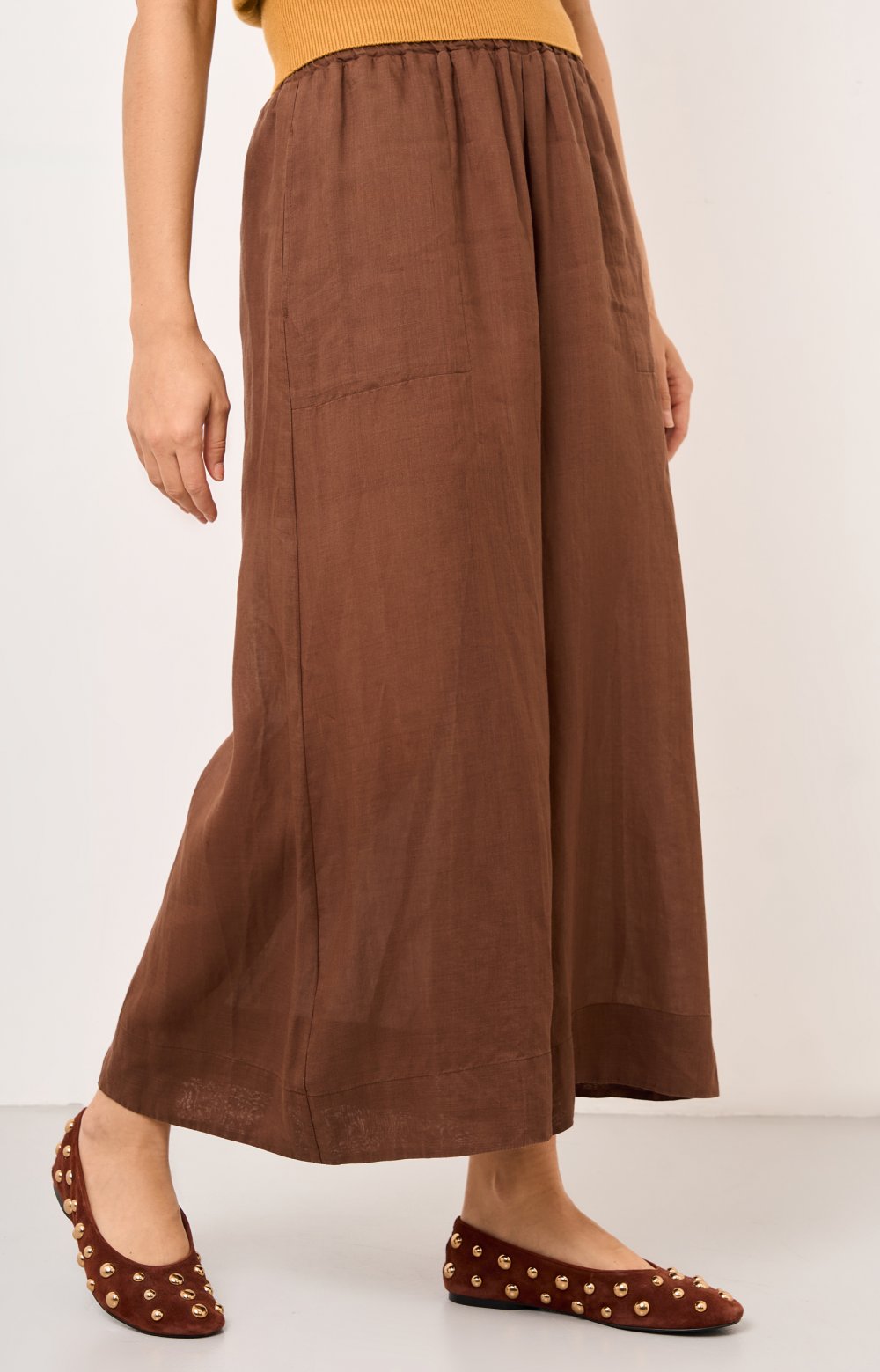 Брюки ЭЛИОР 01559C коричневый