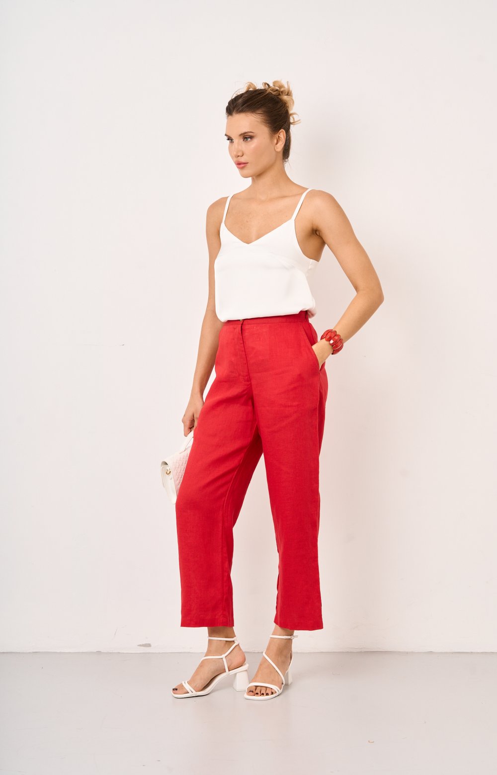 Брюки ДИКСОН 01563C красный