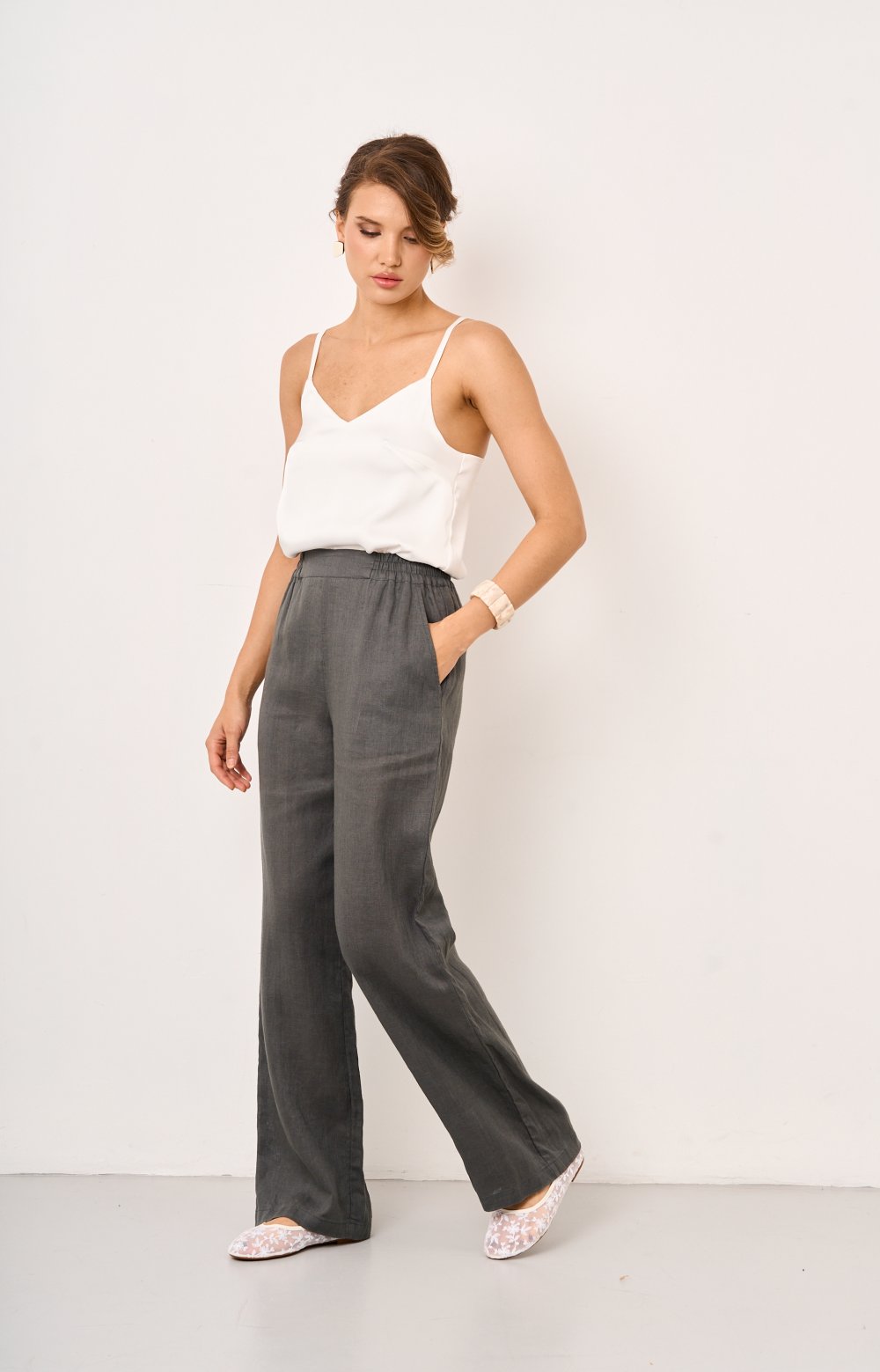 Брюки ЭЛИОР 01570C серый