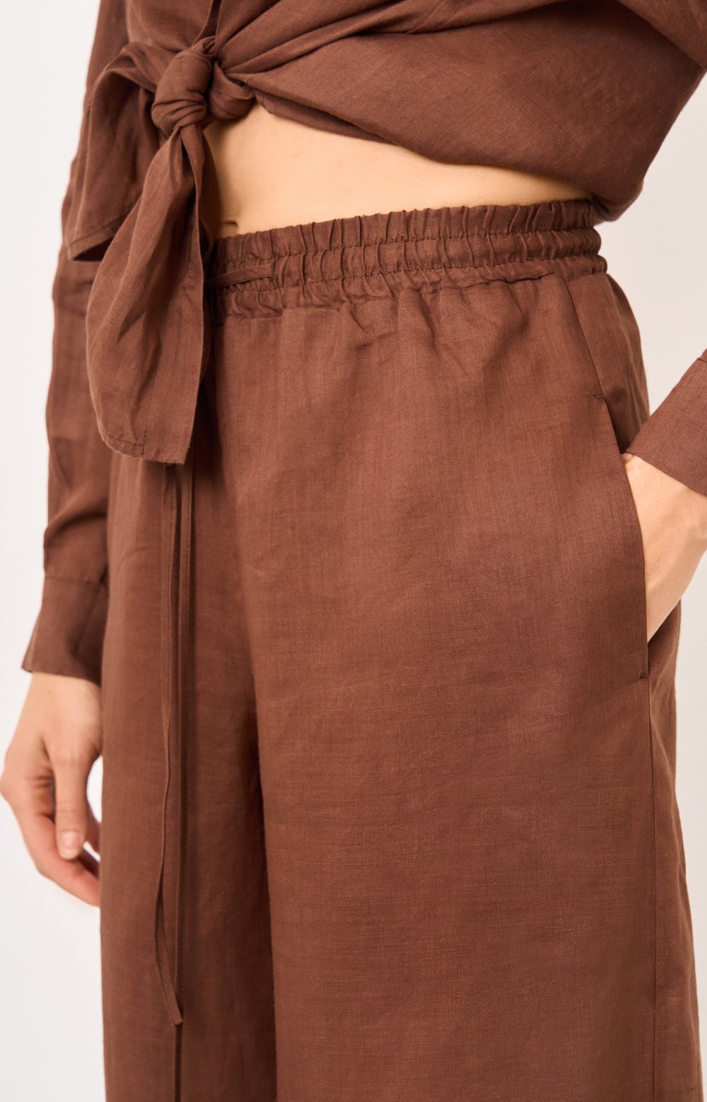 Брюки ЛЕОНОР 01188Y коричневый