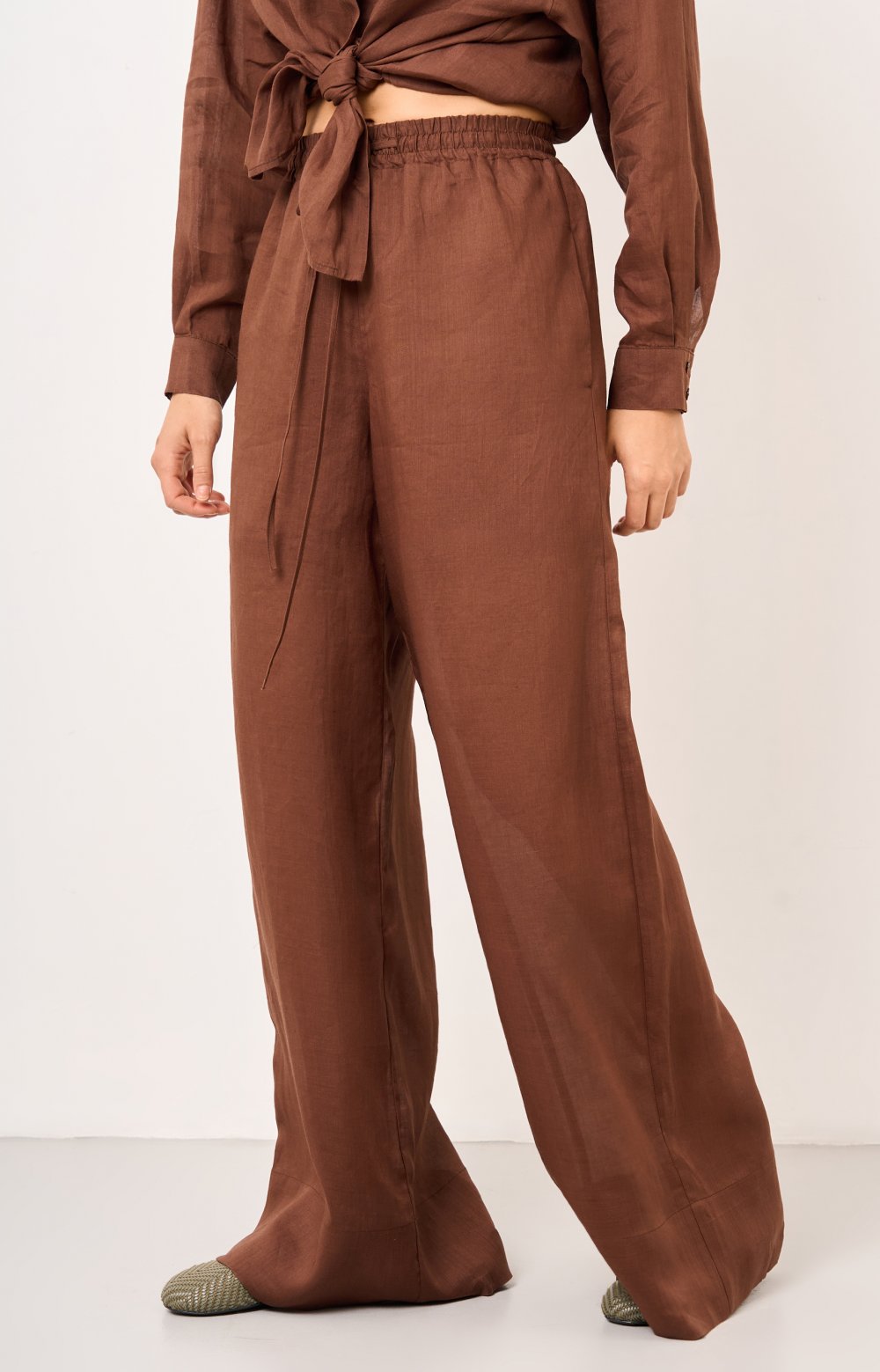 Брюки ЛЕОНОР 01188Y коричневый