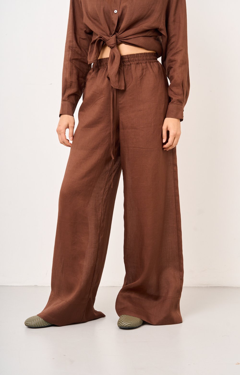 Брюки ЛЕОНОР 01188Y коричневый