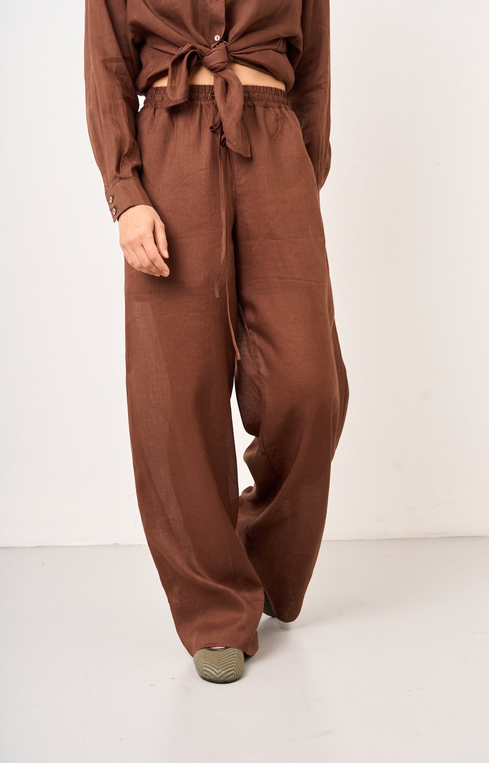 Брюки ЛЕОНОР 01188Y коричневый