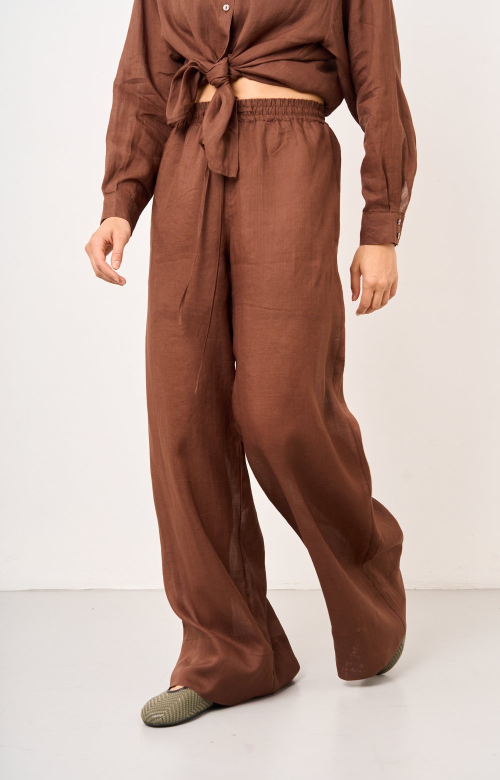 Брюки ЛЕОНОР 01188Y коричневый