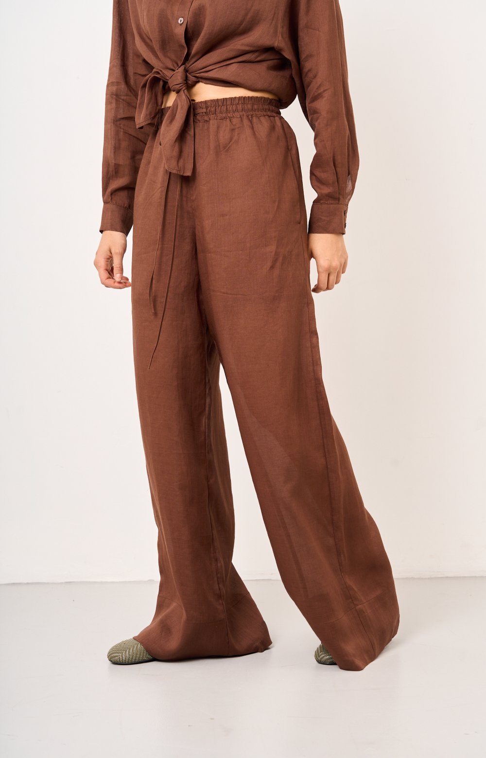 Брюки ЛЕОНОР 01188Y коричневый